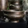 Ваза 45x36x18 см, металл, бронзовый