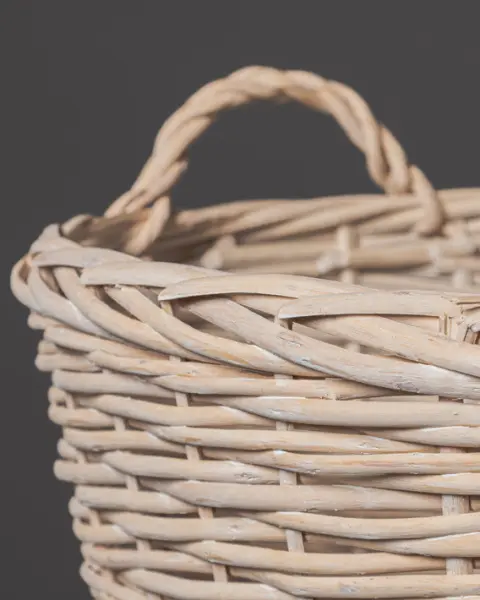 Комплект из 4-х плетёных корзин 69х59х48, 59х50х43, 49х41х37, 41х34х32 см, ива, бежевый