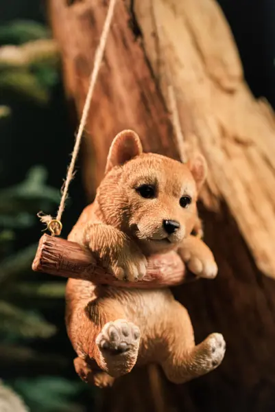 Подвес ШИБА ИНУ 12х14 см, полирезин, бежевый