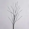 Ветвь LED, H80 см, 66 светодиодов, металл, пластик, черный