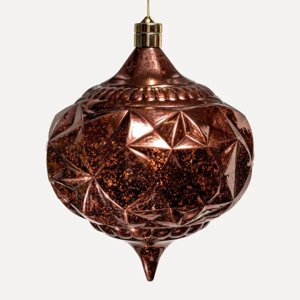 Подвес LED КАПЛЯ H20 см, пластик, коньячный