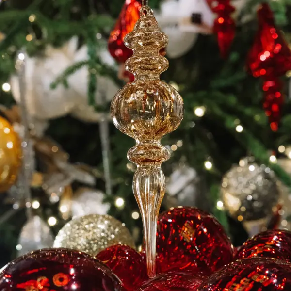 Подвес 6x19 см, стекло, медный