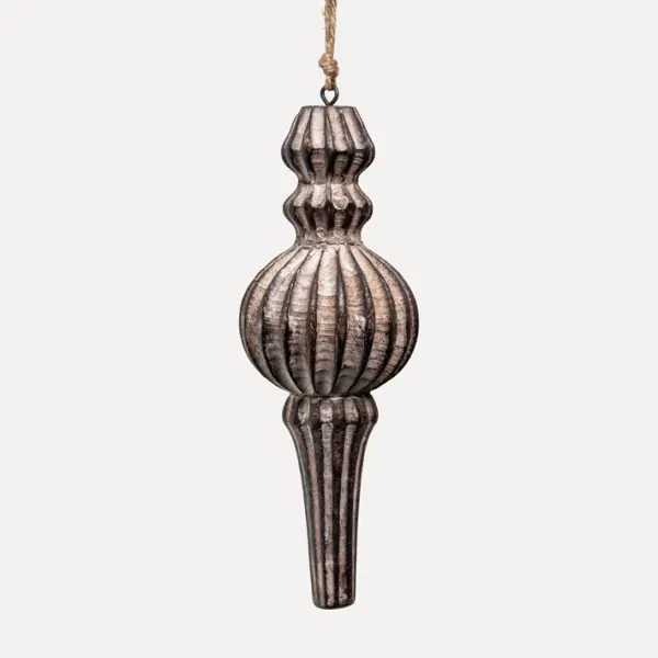 Подвес 8x22 см, дерево, черный