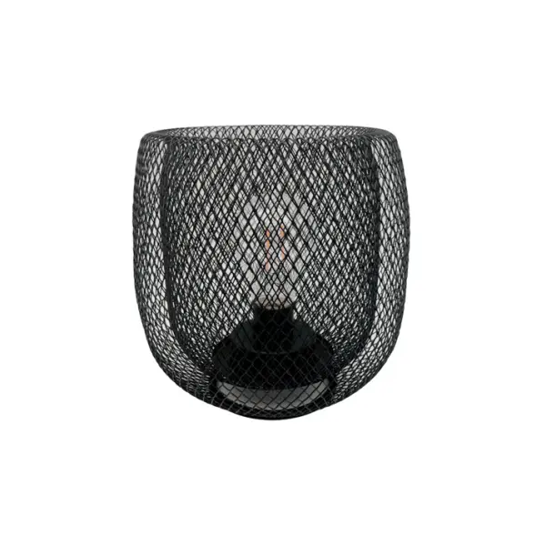 Светильник 18х18 см, металл, чёрный