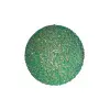 Шар с блёстками D15 см, пенопласт, зелёный, мультиколор