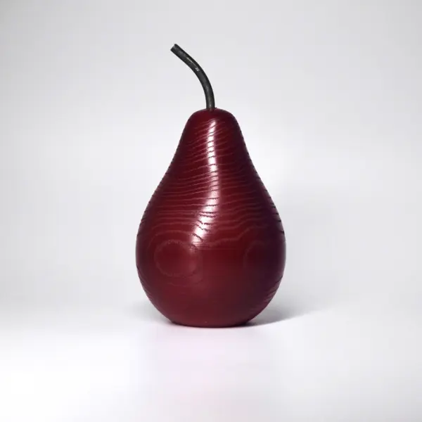 Фигура ГРУША 9х16 см, дерево, бордовый