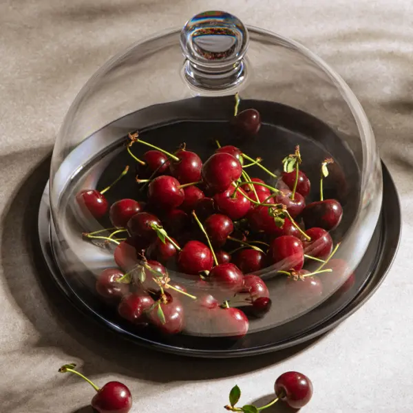 Клош c подставкой 35x24 см, поликарбонат, прозрачный