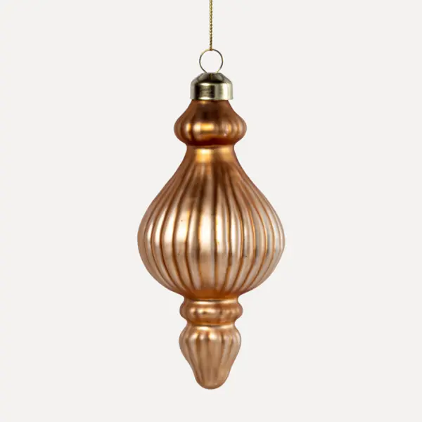 Подвес 7x13 см, стекло, шампань