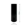 Ваза 10х30 см, поликарбонат, чёрный