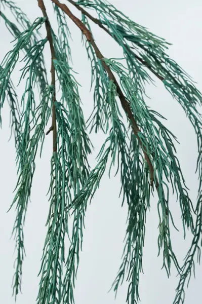 Ветвь кедра H99 см, пластик, серый