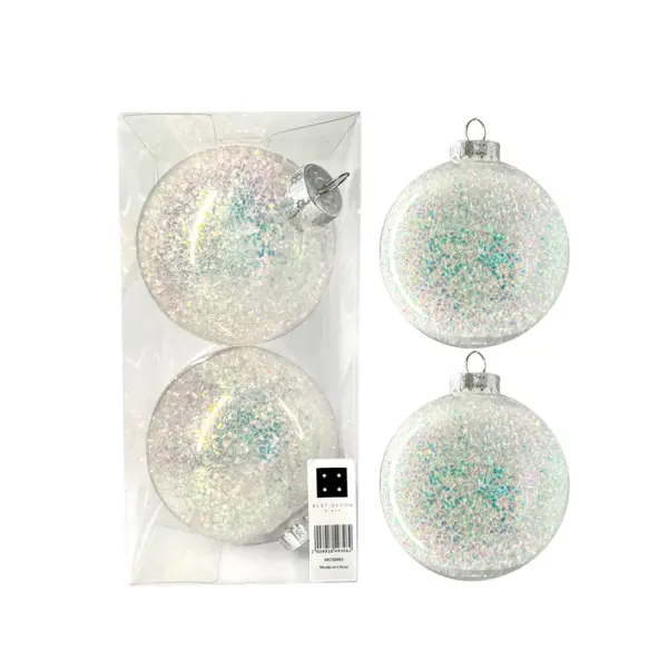 Шары в наборе D15 см, 2 шт, пластик, радужный