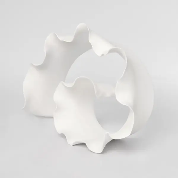 Арт-объект 31x10x26 см, керамика, белый