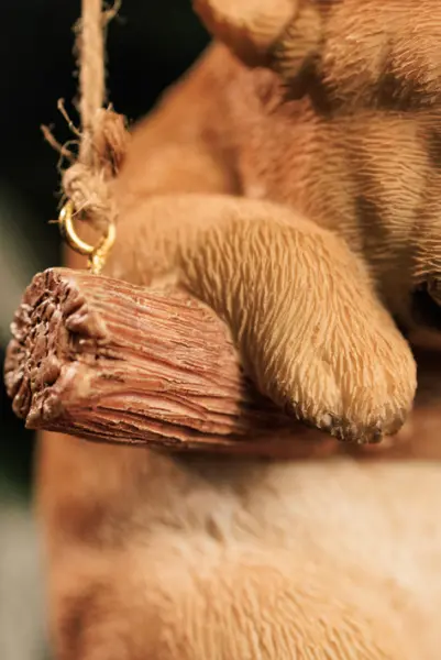 Подвес БУЛЬДОГ 10х15 см, полирезин, бежевый