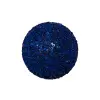 Шар D15 см с пайетками, пенопласт, синий