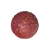 Шар с блёстками D10 см, пенопласт, фуксия, мультиколор