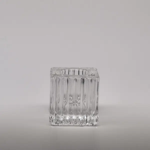 Набор подсвечников 4х4 см, 9 шт, стекло, прозрачный