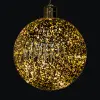 Шар LED D15 см, пластик, золотой