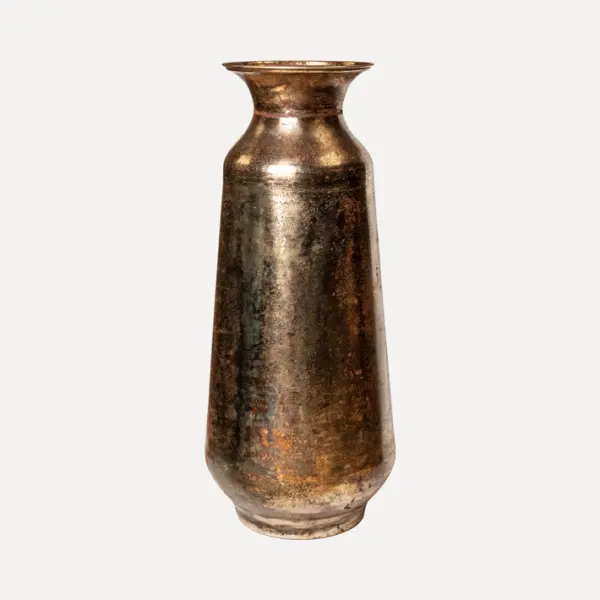 Ваза 27x64 см, металл, бронзовый
