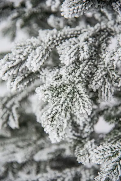 Ель искусственная заснеженная ТИККО Н255 см, пластик, металл, белый