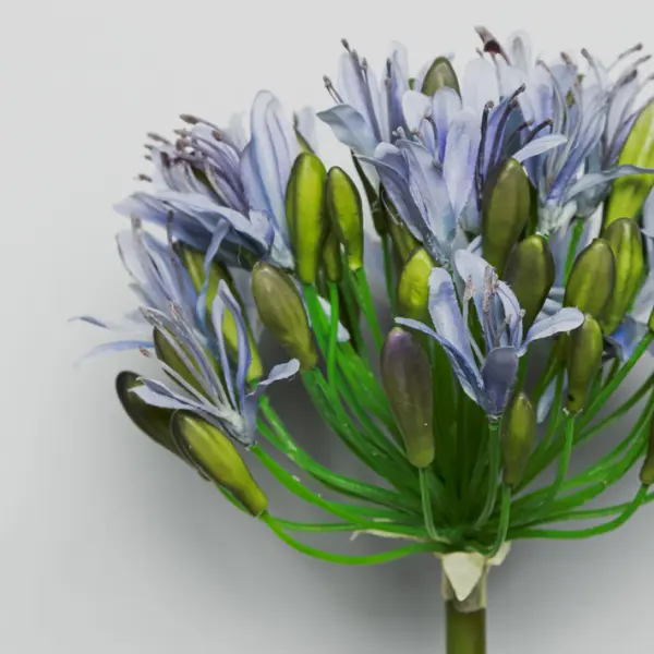 Ветвь агапантуса H80 см, пластик, фиолетовый