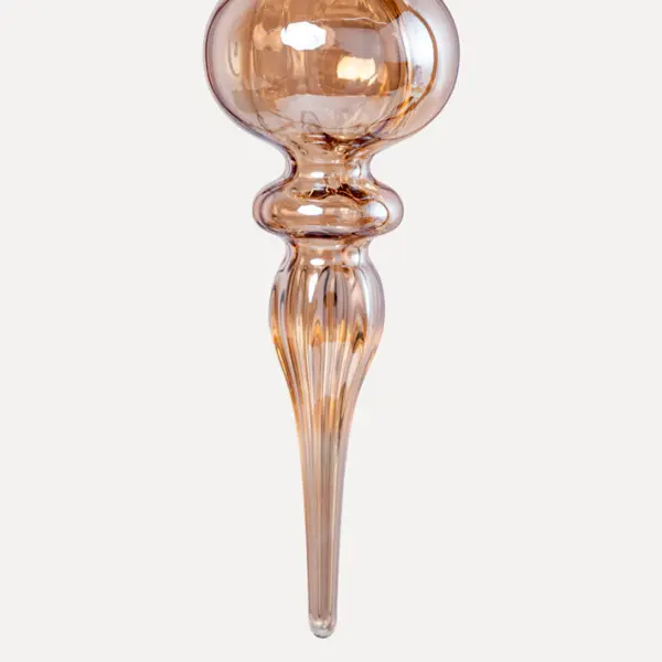 Подвес 6x19 см, стекло, медный