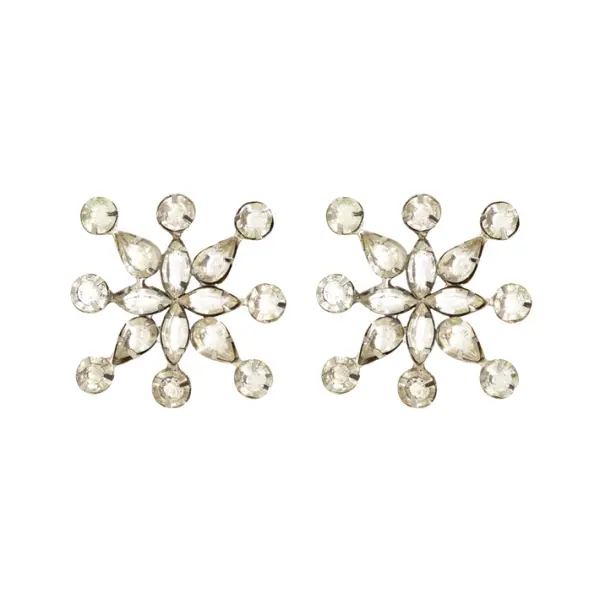 Кольца для салфеток в наборе D5 см, 2 шт, металл, стекло, прозрачный