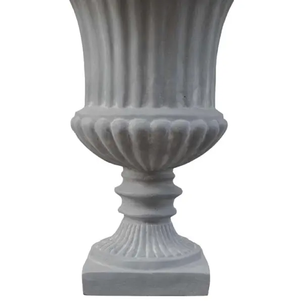 Кашпо в римском стиле 38х47,5 см, фибергласс, серый