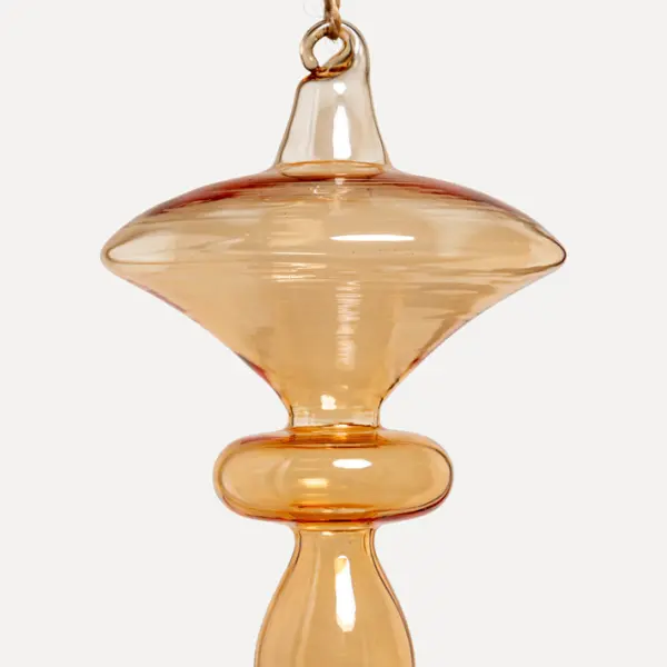 Подвес H35 см, стекло, золотой