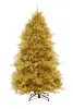 Ель искусственная БАРОККО Н180 см, пластик, металл,  золотой