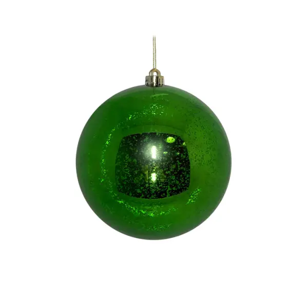 Шар D20 см, пластик, зелёный