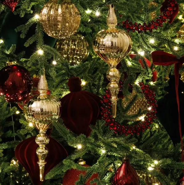 Подвес H30 см, стекло, золотой