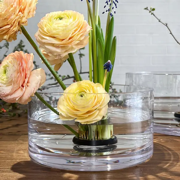 Ваза 25х15 см, поликарбонат, прозрачный