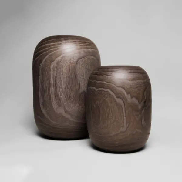 Ваза 28х40 см, дерево, коричневый Ваза 28х40 см, дерево, коричневый