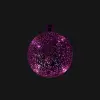 Шар LED D15 см, пластик, розовый