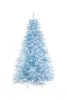 Ель искусственная литая Н180 см, пластик, металл, голубой