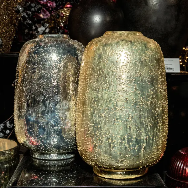 Ваза 20x31 см, металл, золотой