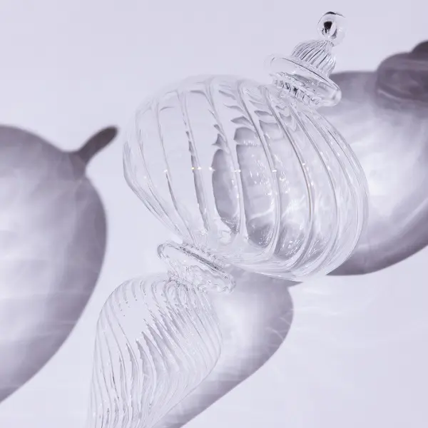 Подвес ручной работы 10x23 см, стекло, прозрачный