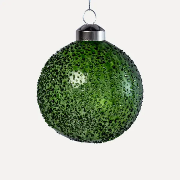 Шар D8 см, стекло, темно-зеленый Шар D8 см, стекло, темно-зеленый