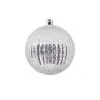 Шар LED D20 см, пластик, серебряный
