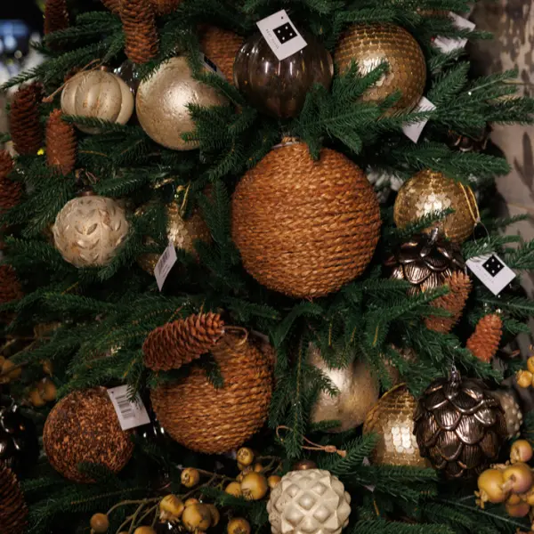 Ель искусственная СЕМИРАМИДА Н210 см, пластик, металл, зелёный