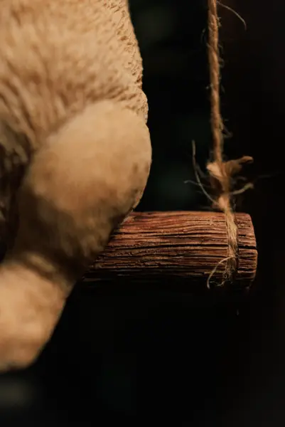 Подвес ЛАБРАДОР 12х15 см, полирезин, бежевый