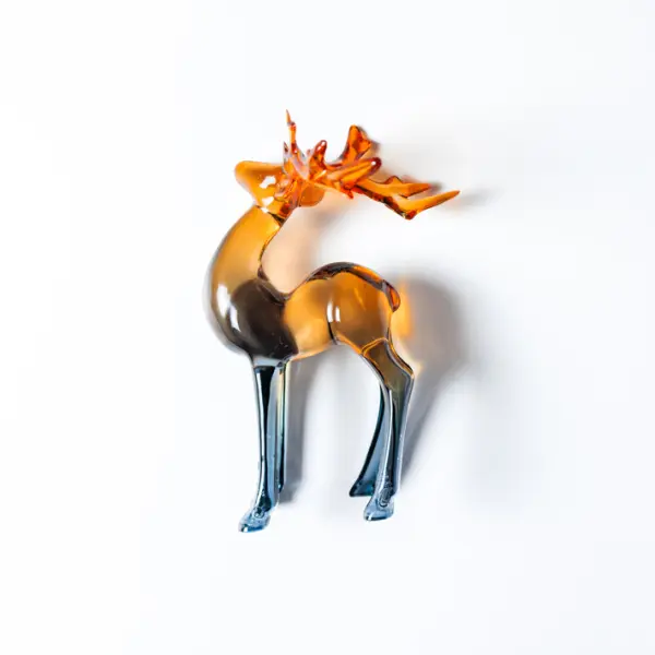 Подвесы в наборе ОЛЕНЬ 7х14 см, 2 шт, пластик, медный