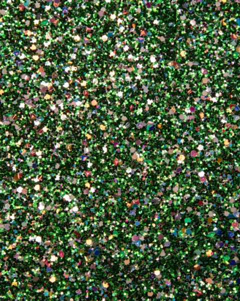 Ткань с блёстками L137 см, текстиль, зелёный, мультиколор