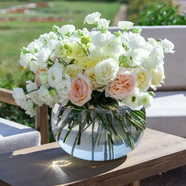 Ваза 25х19 см, поликарбонат, прозрачный Ваза 25х19 см, поликарбонат, прозрачный