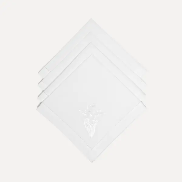 Набор льняных салфеток ЛАНДЫШ, 50х50 см, 4 шт, текстиль