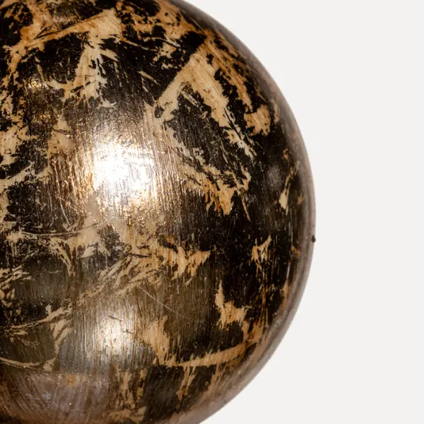 Шар D15 см, пластик, золотой