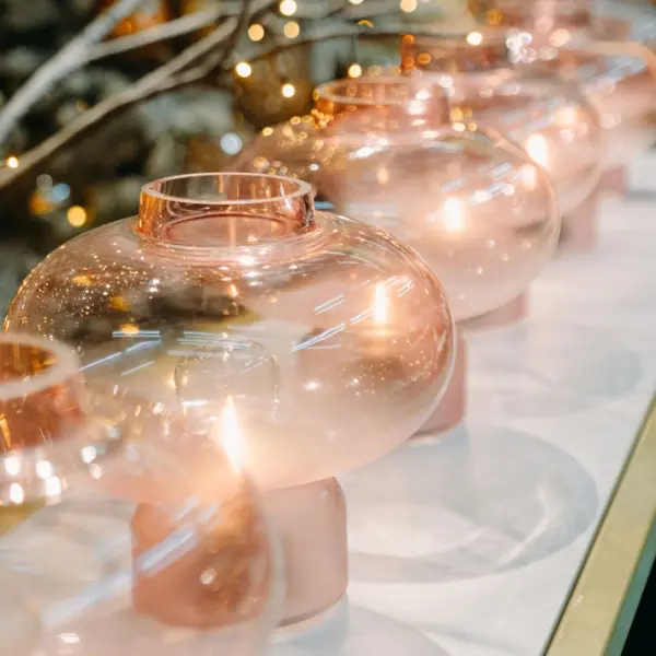 Светильник H34,7 см, стекло, прозрачный