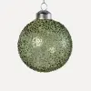 Шар D8 см, стекло, зеленый